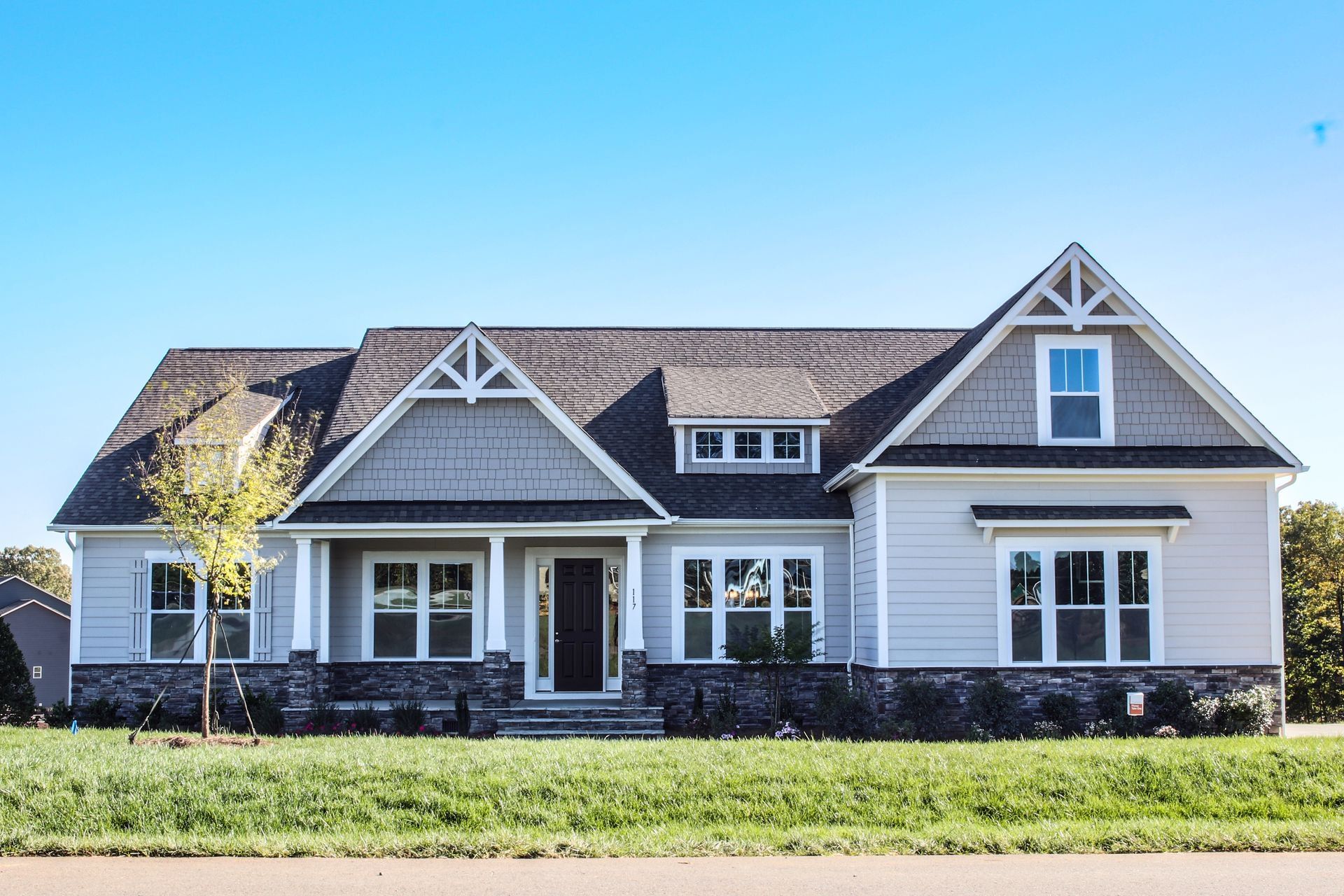 Representative exterior photo of a completed home built from the Hardwick by True Homes in Fairview Forest, Lake Park, NC (Image 1). Representative exterior photo of a completed home built from the Hardwick by True Homes in Fairview Forest, Lake Park, NC (Image 1).