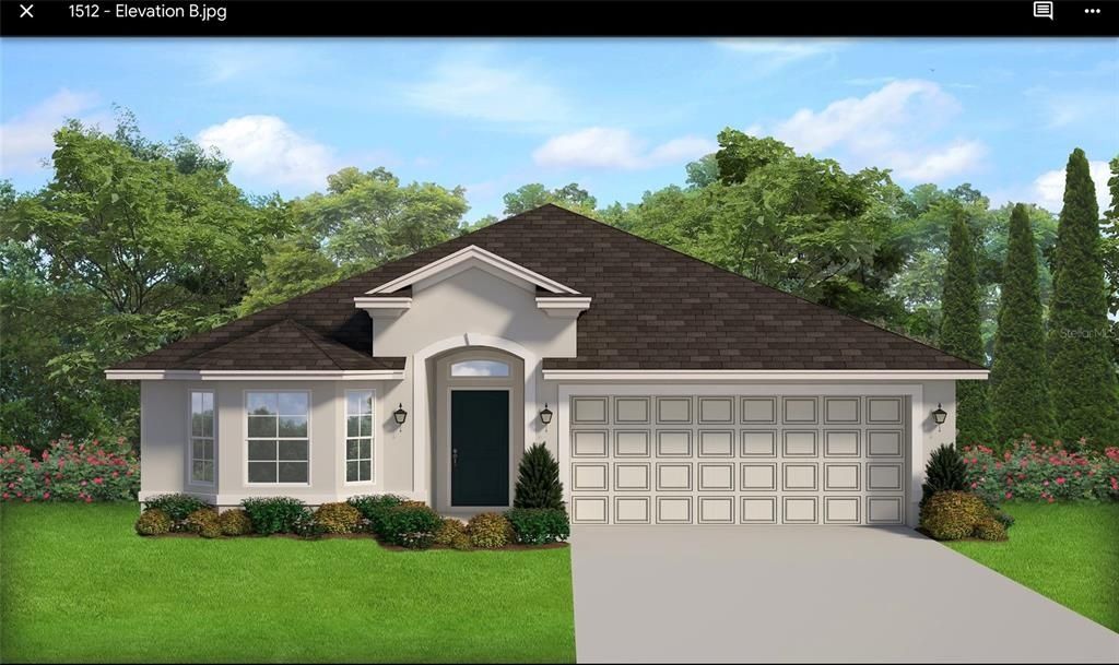 Front exterior of a new home in Magnolia Park, Haines City, FL, highlighting curb appeal (Image 1). Front exterior of a new home in Magnolia Park, Haines City, FL, highlighting curb appeal (Image 1).