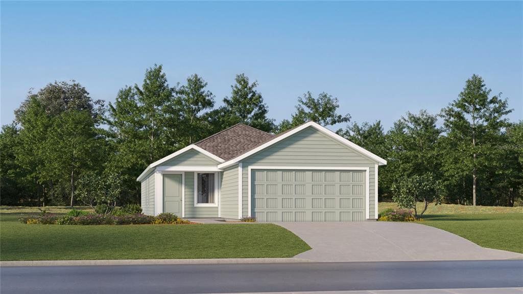 Front exterior of a new home in Ranches at Lake Mcleod, Eagle Lake, FL, highlighting curb appeal (Image 1). Front exterior of a new home in Ranches at Lake Mcleod, Eagle Lake, FL, highlighting curb appeal (Image 1).