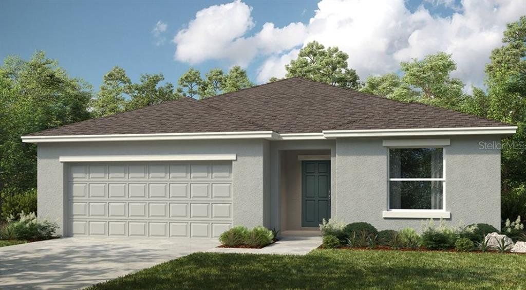 Front exterior of a new home in Scenic Terrace, Lake Hamilton, FL, highlighting curb appeal (Image 1). Front exterior of a new home in Scenic Terrace, Lake Hamilton, FL, highlighting curb appeal (Image 1).