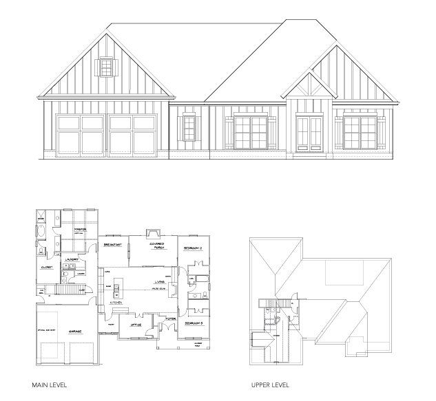 2D floor plan layout for the The Reynolds by Labb Homes in Rockwell Farms, Winder, GA (Image 1). 2D floor plan layout for the The Reynolds by Labb Homes in Rockwell Farms, Winder, GA (Image 1).