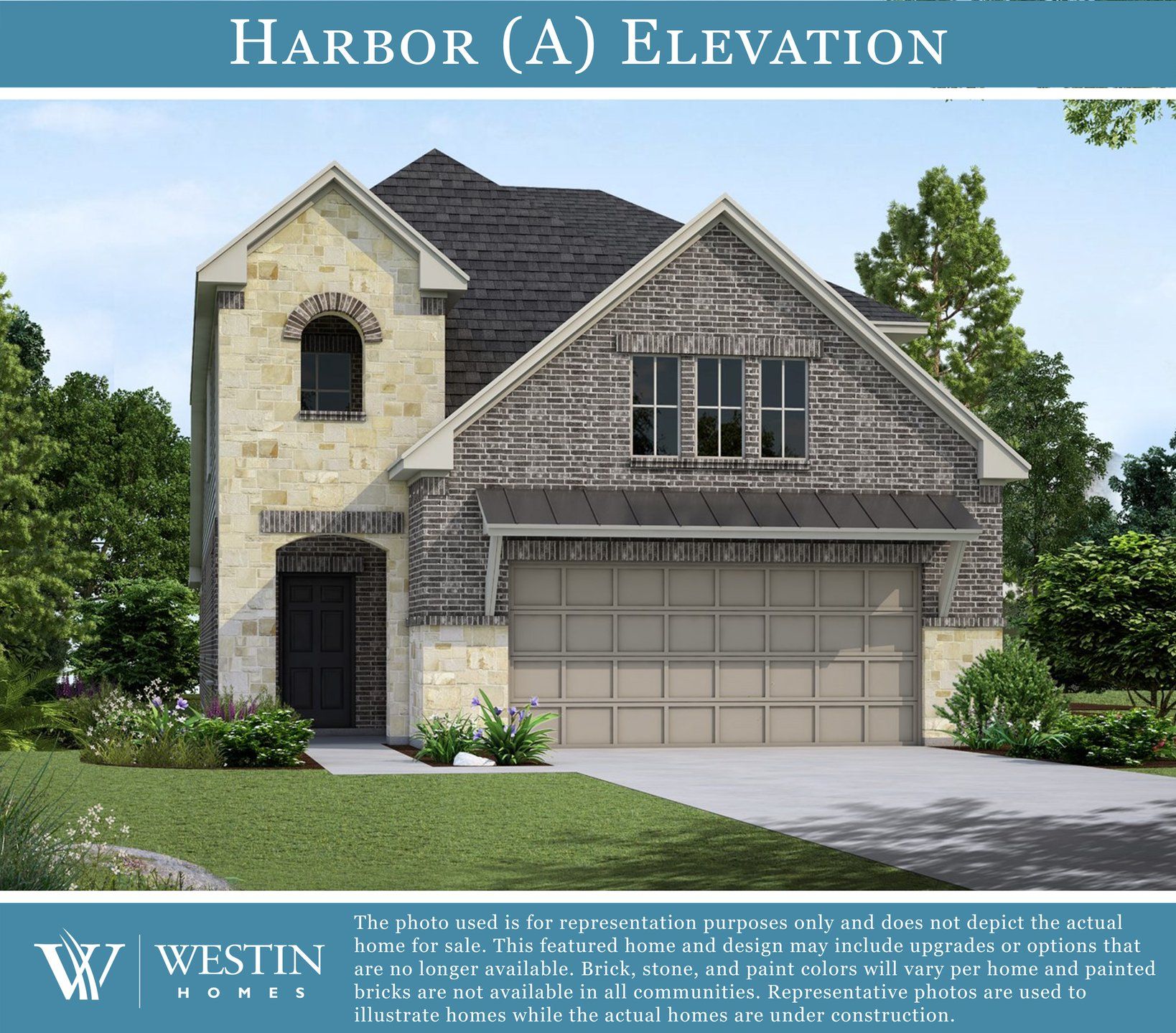 Front exterior of a new home in Kresston, Montgomery, TX, highlighting curb appeal (Image 1). Front exterior of a new home in Kresston, Montgomery, TX, highlighting curb appeal (Image 1).