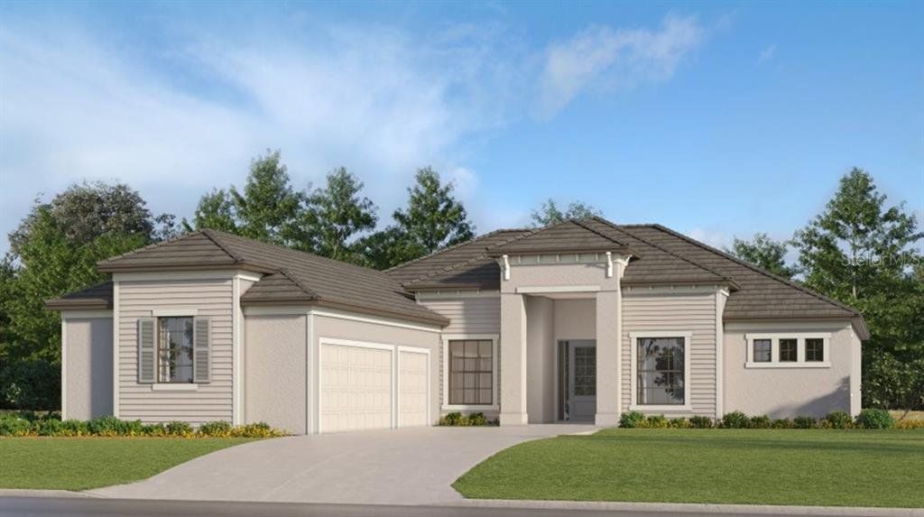 Front exterior of a new home in , Lakewood Ranch, FL, highlighting curb appeal (Image 1). Front exterior of a new home in , Lakewood Ranch, FL, highlighting curb appeal (Image 1).