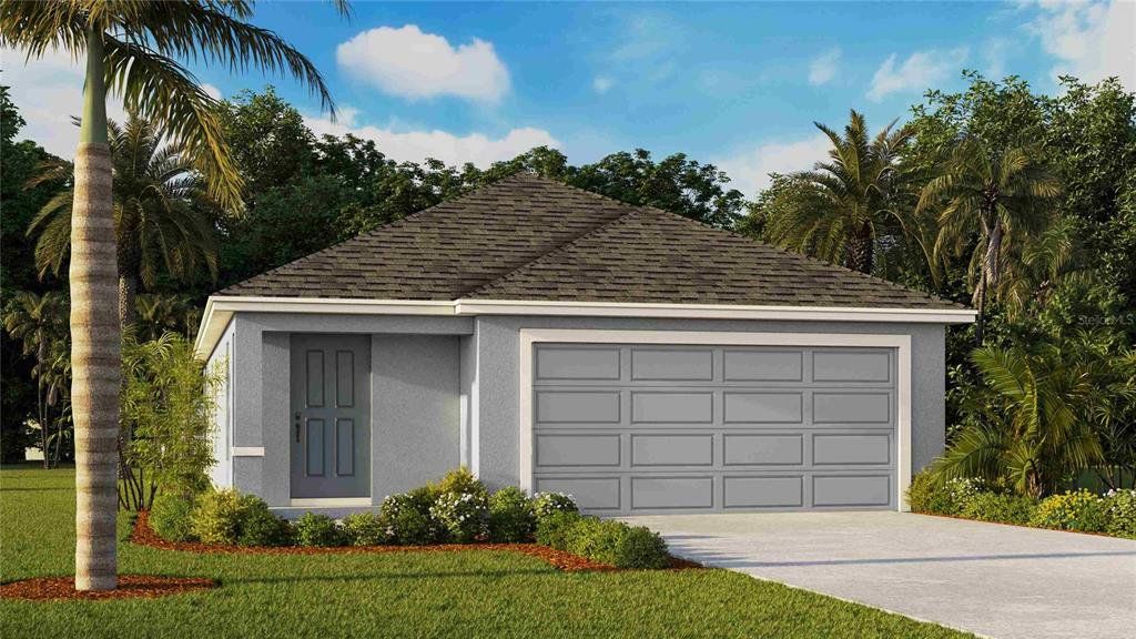 Front exterior of a new home in Ruskin Preserve, Ruskin, FL, highlighting curb appeal (Image 1). Front exterior of a new home in Ruskin Preserve, Ruskin, FL, highlighting curb appeal (Image 1).