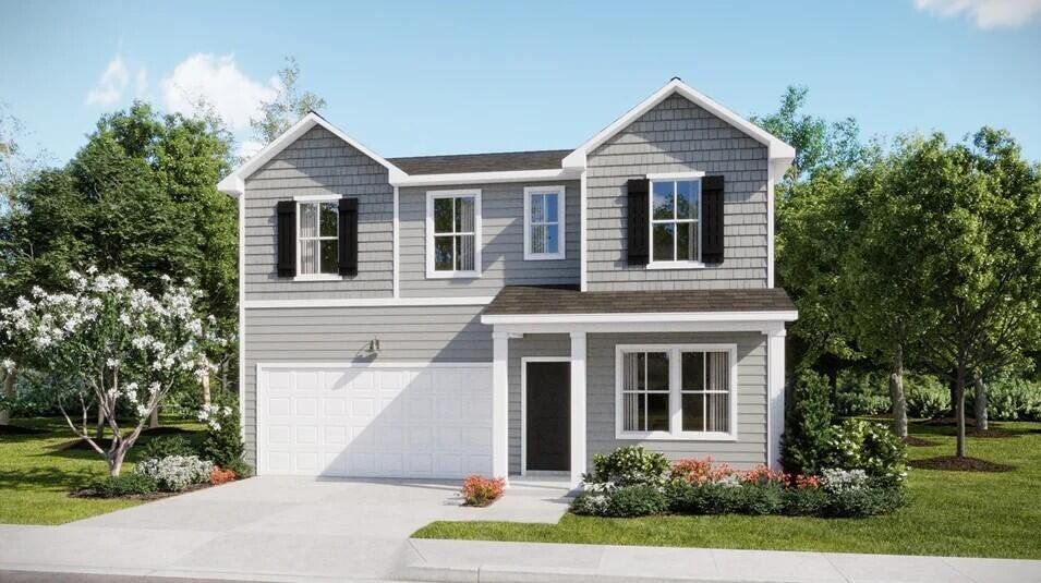 Front exterior of a new home in , Moncks Corner, SC, highlighting curb appeal (Image 1).