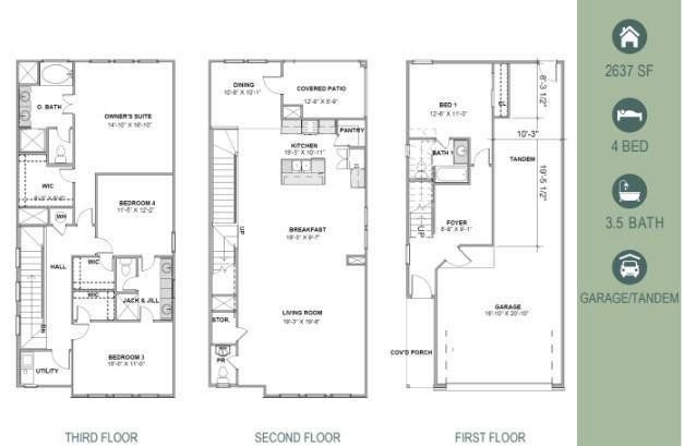 2D floor plan layout of this home in Skyview, Houston, TX (Image 1). 2D floor plan layout of this home in Skyview, Houston, TX (Image 1).