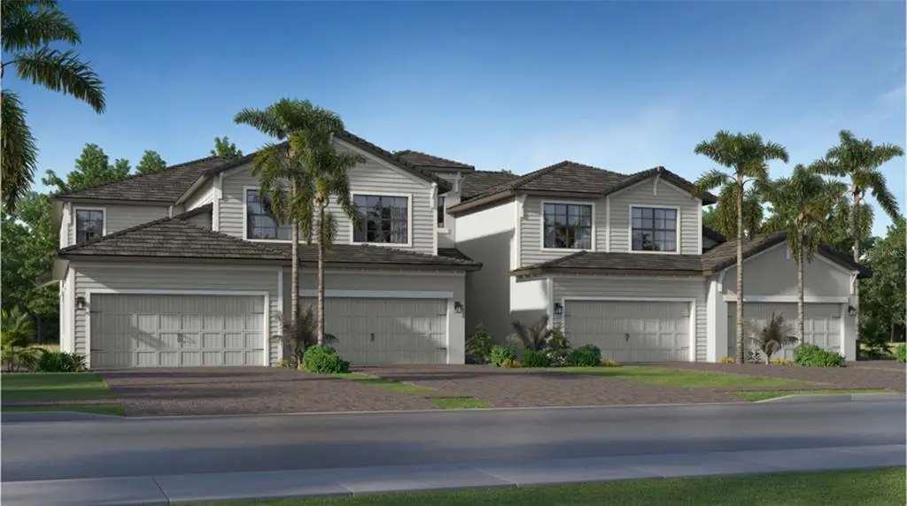 Front exterior of a new home in , Lakewood Ranch, FL, highlighting curb appeal (Image 1).