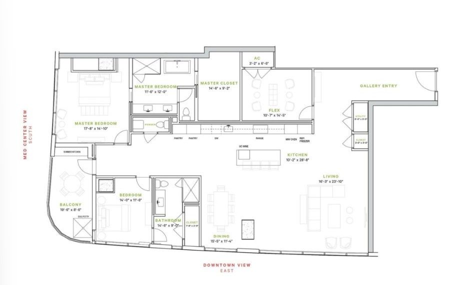 2D floor plan layout for the Taft by DC Partners in Residences At The Allen, Houston, TX (Image 1). 2D floor plan layout for the Taft by DC Partners in Residences At The Allen, Houston, TX (Image 1).