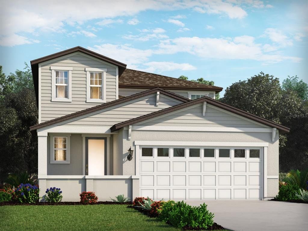 Front exterior of a new home in , Lake Alfred, FL, highlighting curb appeal (Image 1).