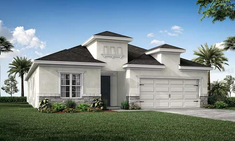 Front exterior of a new home in , St. Cloud, FL, highlighting curb appeal (Image 1). Front exterior of a new home in , St. Cloud, FL, highlighting curb appeal (Image 1).