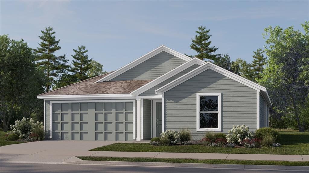 Front exterior of a new home in , Davenport, FL, highlighting curb appeal (Image 1). Front exterior of a new home in , Davenport, FL, highlighting curb appeal (Image 1).