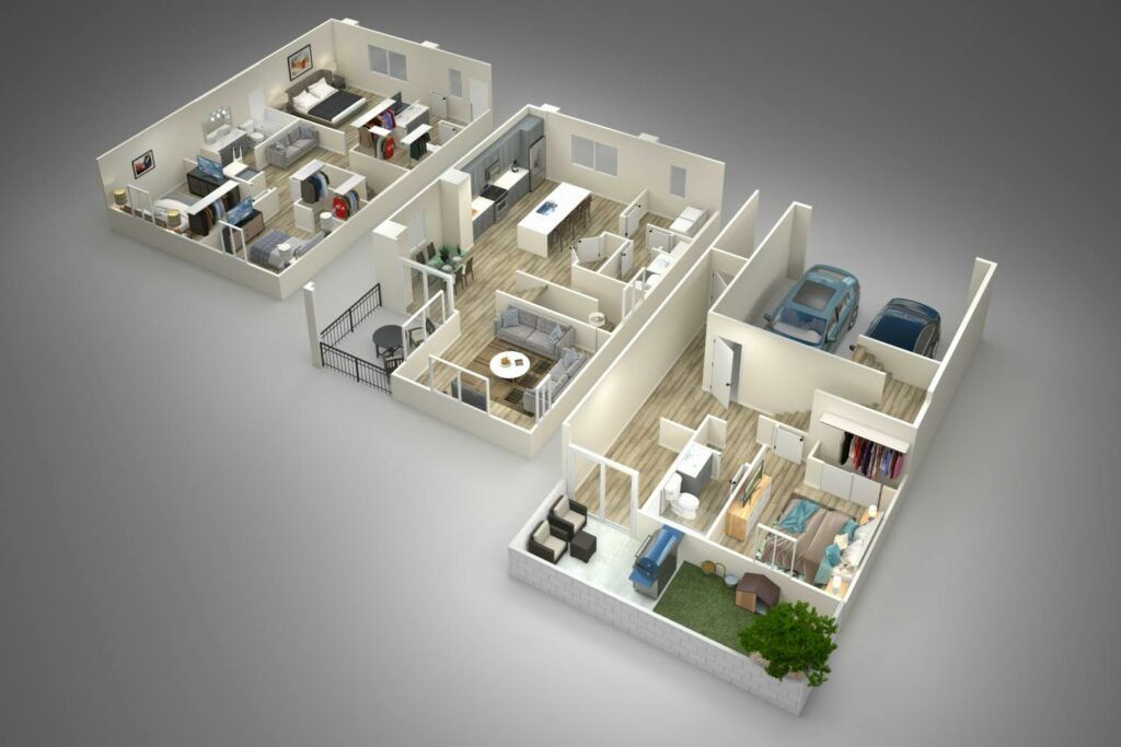 2D floor plan layout for the Rose by Ascend Communities in The Melbourne, Phoenix, AZ (Image 1). 2D floor plan layout for the Rose by Ascend Communities in The Melbourne, Phoenix, AZ (Image 1).