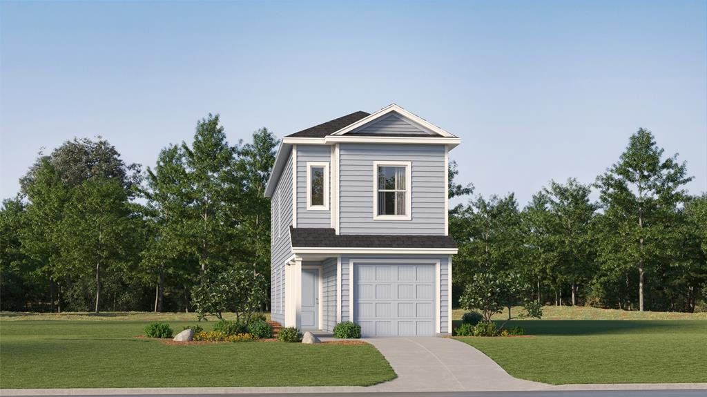 Front exterior of a new home in Foree Ranch, Providence Village, TX, highlighting curb appeal (Image 1). Front exterior of a new home in Foree Ranch, Providence Village, TX, highlighting curb appeal (Image 1).