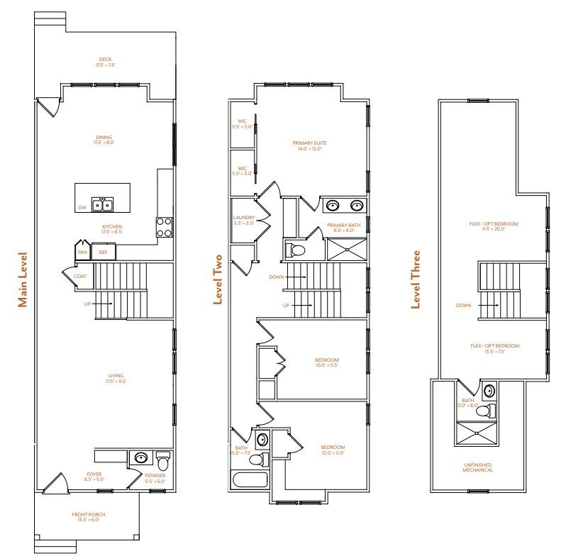 2D floor plan layout for the A2 plan by Concept 8 in Wrenwood, Raleigh, NC (Image 1). 2D floor plan layout for the A2 plan by Concept 8 in Wrenwood, Raleigh, NC (Image 1).