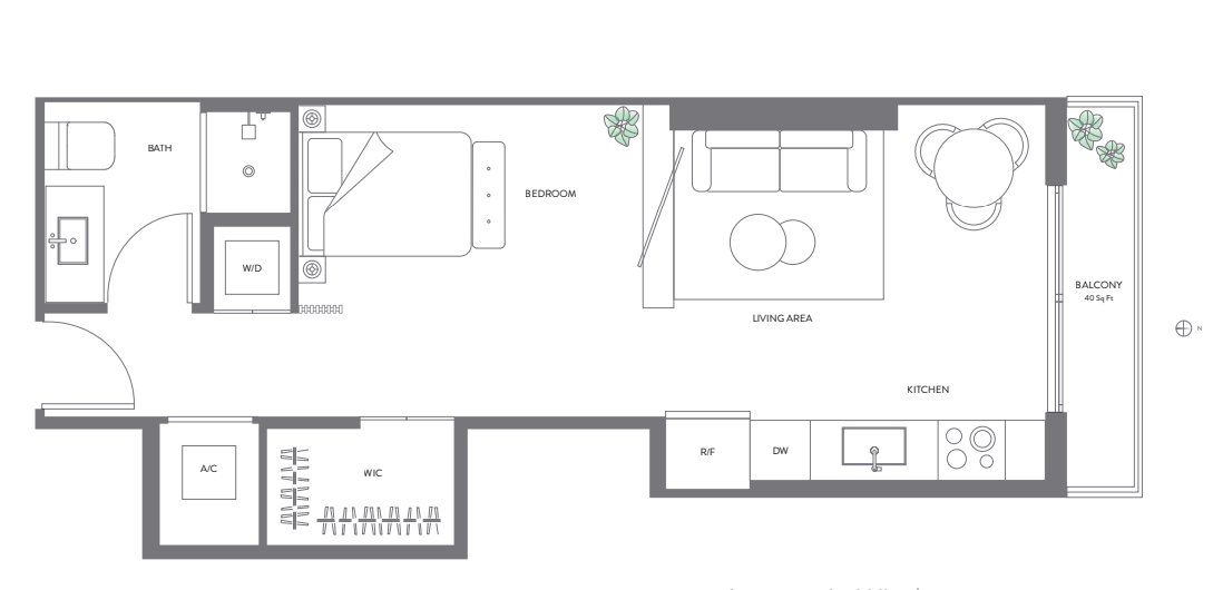 2D floor plan layout for the Residence 06 by Property Markets Group in The Elser Hotel & Residences, Miami, FL (Image 1). 2D floor plan layout for the Residence 06 by Property Markets Group in The Elser Hotel & Residences, Miami, FL (Image 1).