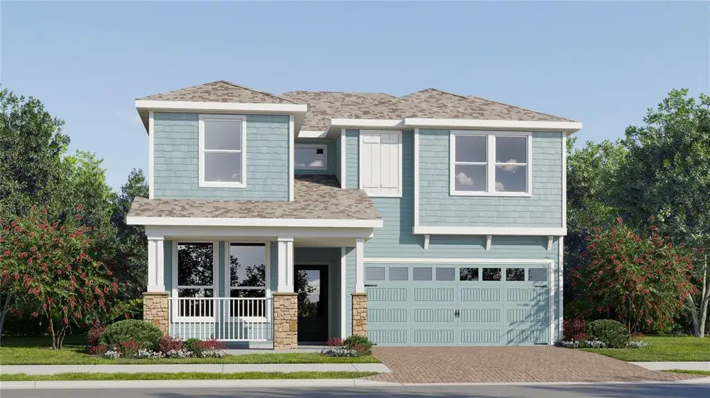 Front exterior of a new home in , St. Cloud, FL, highlighting curb appeal (Image 1). Front exterior of a new home in , St. Cloud, FL, highlighting curb appeal (Image 1).