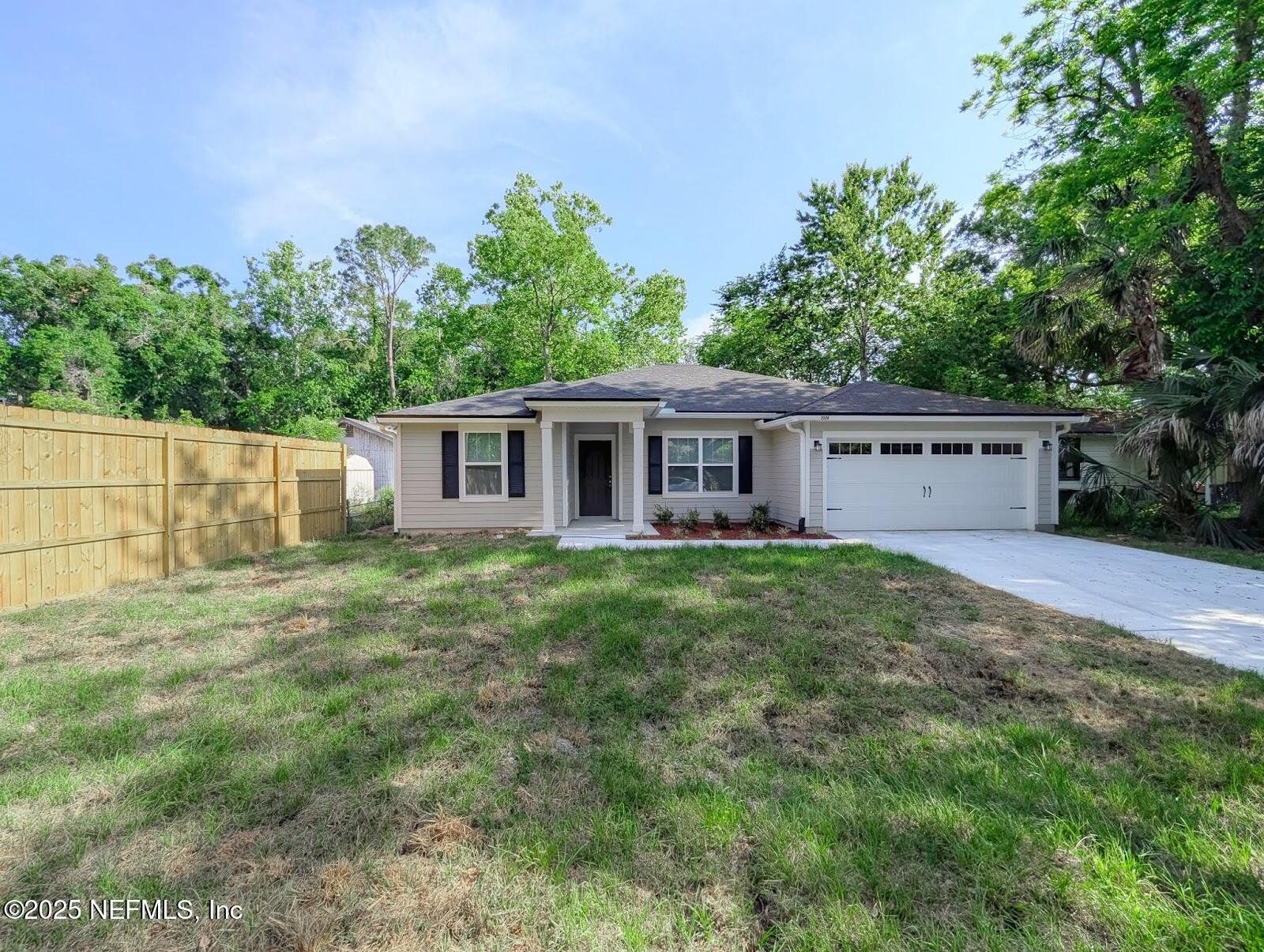 Front exterior of a new home in , Jacksonville, FL, highlighting curb appeal (Image 1). Front exterior of a new home in , Jacksonville, FL, highlighting curb appeal (Image 1).