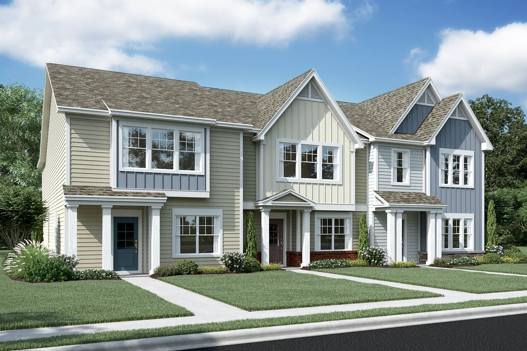 Image 1 representing the Hazelnut by M/I Homes in Retreat at Friendship, Apex, NC.
