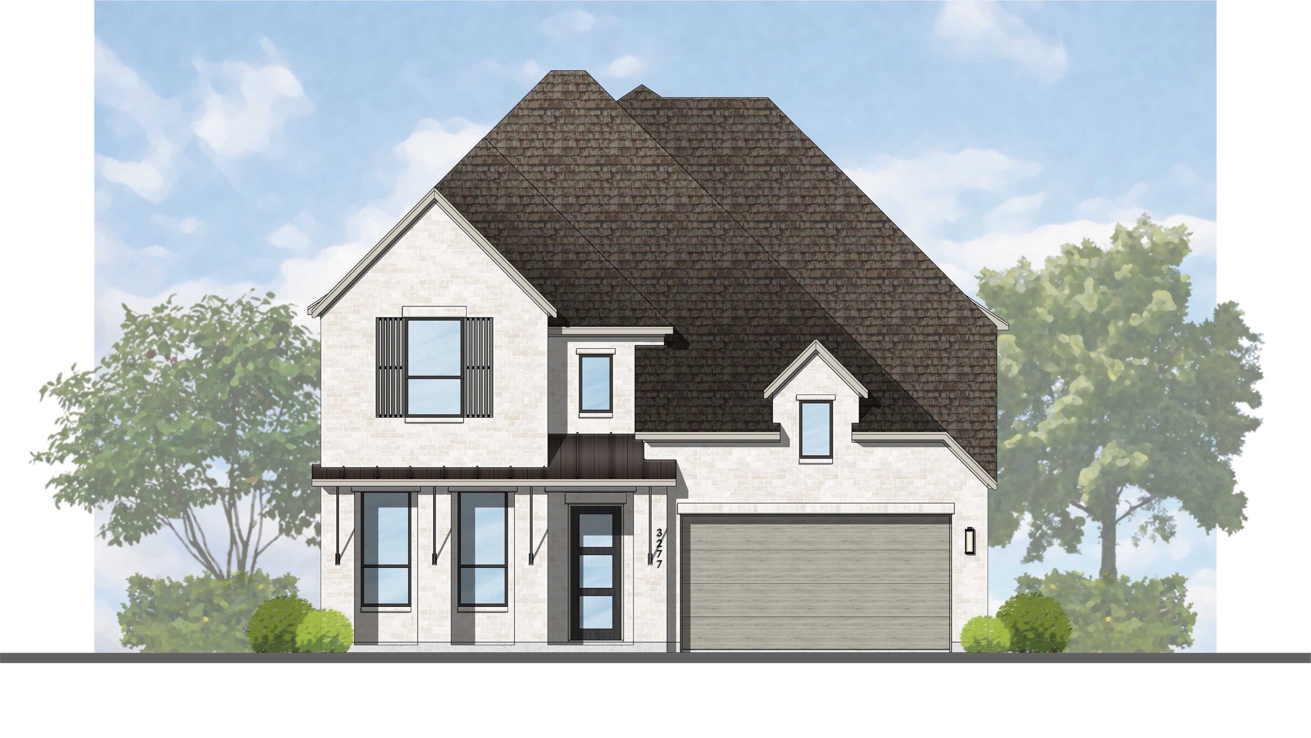 Representative Elevation - some options shown Representative Elevation - some options shown