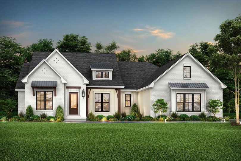 Representative exterior photo of a completed home built from the The Concord by Remington Custom Homes in Bella Crossing, Benbrook, TX (Image 1).