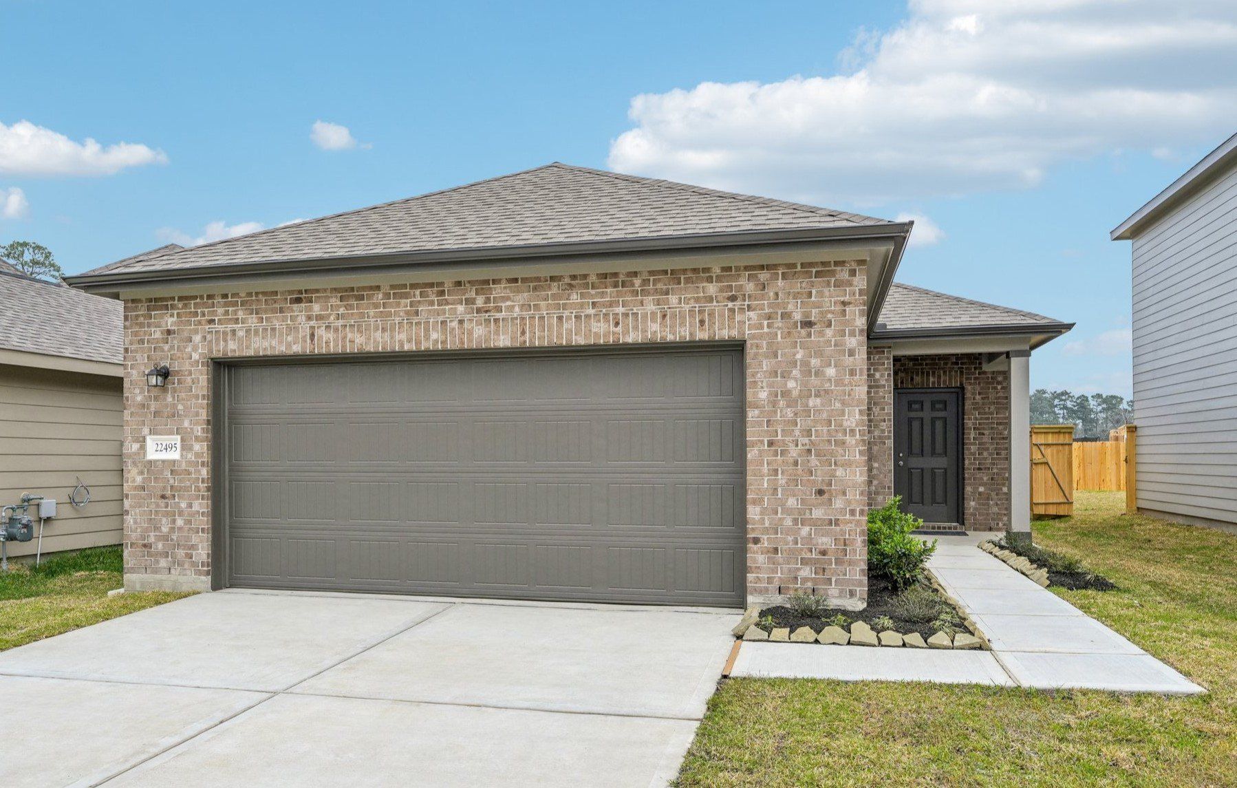 Exterior details and patio area of a home in Windmill Farms, Forney (Image 1). Exterior details and patio area of a home in Windmill Farms, Forney (Image 1).