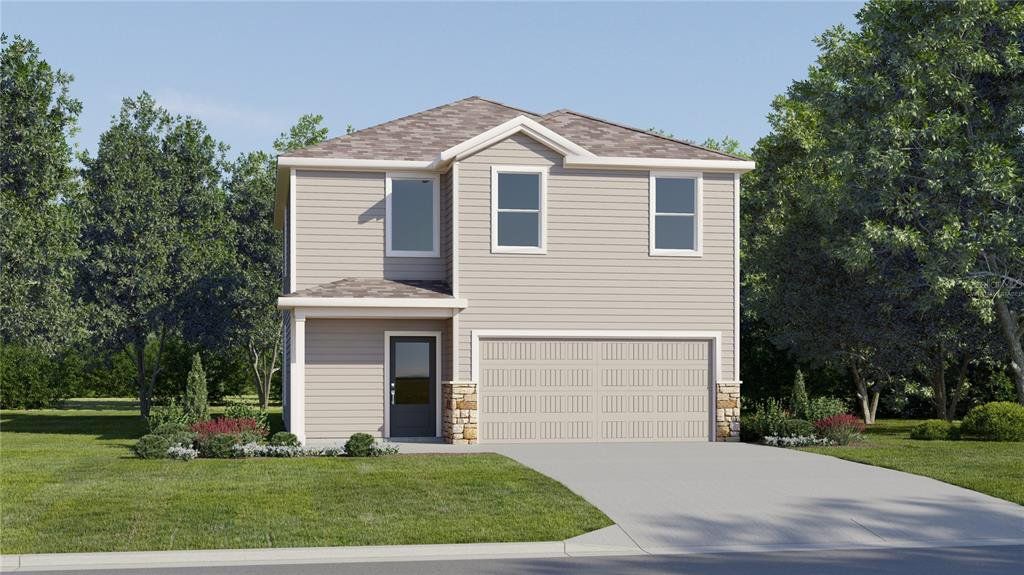 Front exterior of a new home in Sugarloaf Ridge, Minneola, FL, highlighting curb appeal (Image 1). Front exterior of a new home in Sugarloaf Ridge, Minneola, FL, highlighting curb appeal (Image 1).