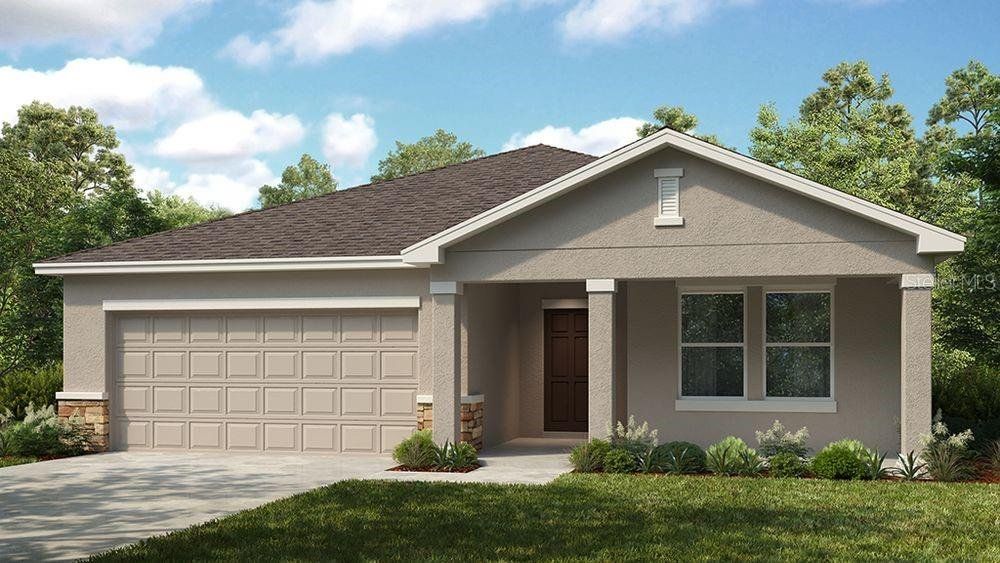 Front exterior of a new home in Scenic Terrace, Lake Hamilton, FL, highlighting curb appeal (Image 1). Front exterior of a new home in Scenic Terrace, Lake Hamilton, FL, highlighting curb appeal (Image 1).