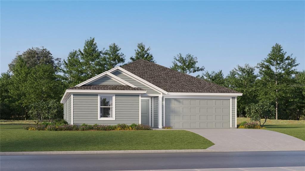 Front exterior of a new home in Ranches at Lake Mcleod, Eagle Lake, FL, highlighting curb appeal (Image 1). Front exterior of a new home in Ranches at Lake Mcleod, Eagle Lake, FL, highlighting curb appeal (Image 1).