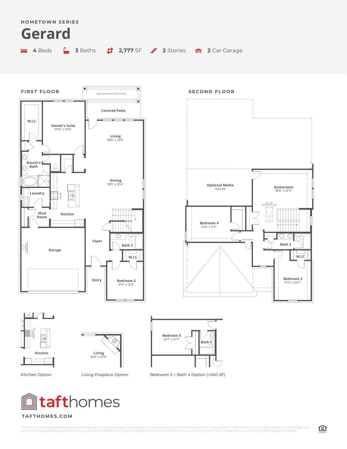 2D floor plan layout for the Gerard by Taft Homes in Mercer Meadows, Royse City, TX (Image 1). 2D floor plan layout for the Gerard by Taft Homes in Mercer Meadows, Royse City, TX (Image 1).