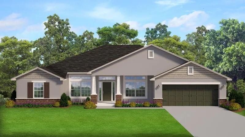 Front exterior of a new home in North Port, North Port, FL, highlighting curb appeal (Image 1). Front exterior of a new home in North Port, North Port, FL, highlighting curb appeal (Image 1).