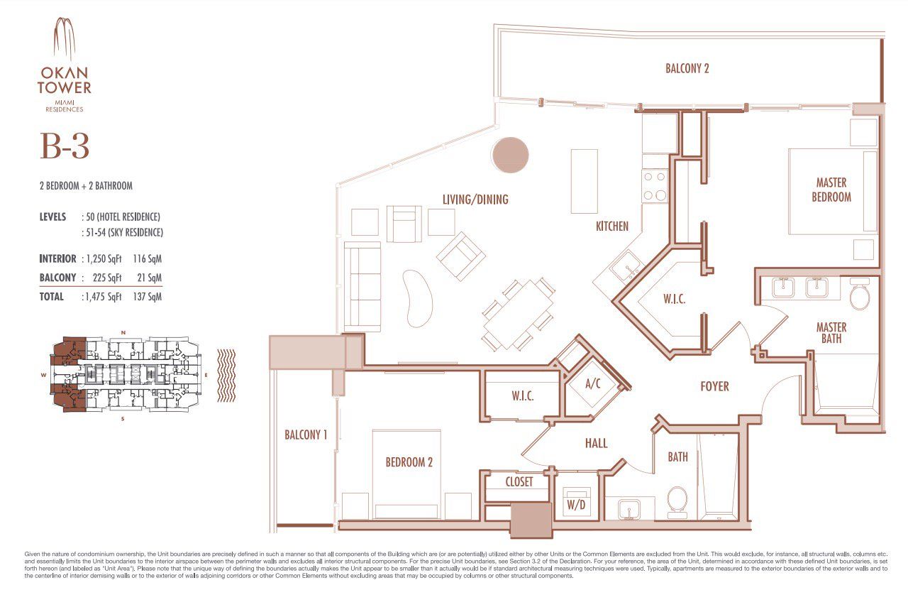 Image 1 representing the B3 by Okan Group Development in Okan Tower, Miami, FL.