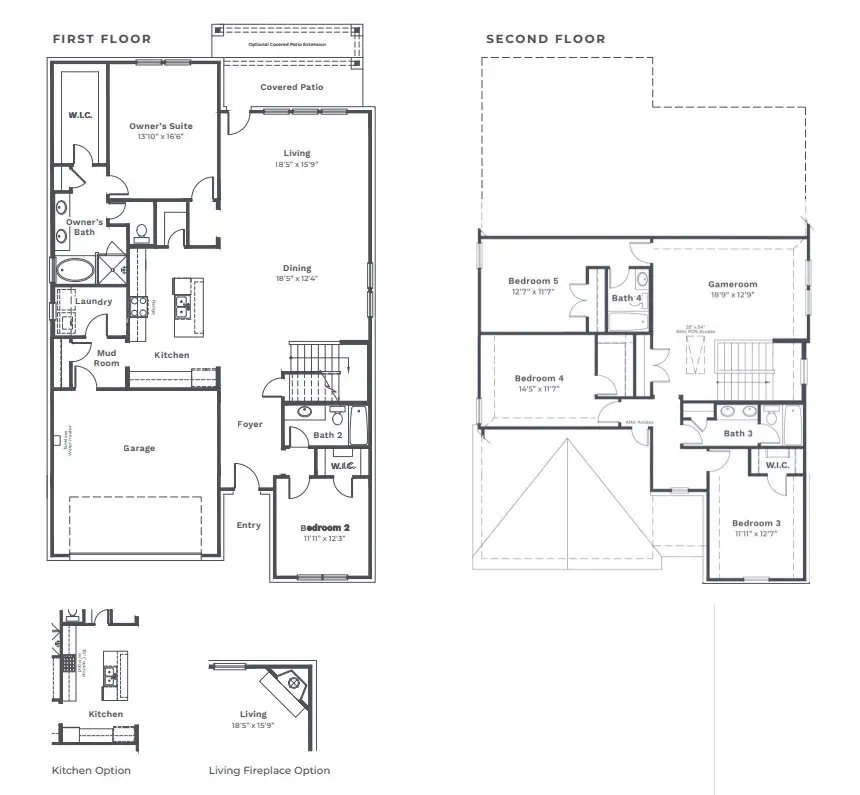 2D floor plan layout of this home in Summer Crest, Fort Worth, TX (Image 1). 2D floor plan layout of this home in Summer Crest, Fort Worth, TX (Image 1).