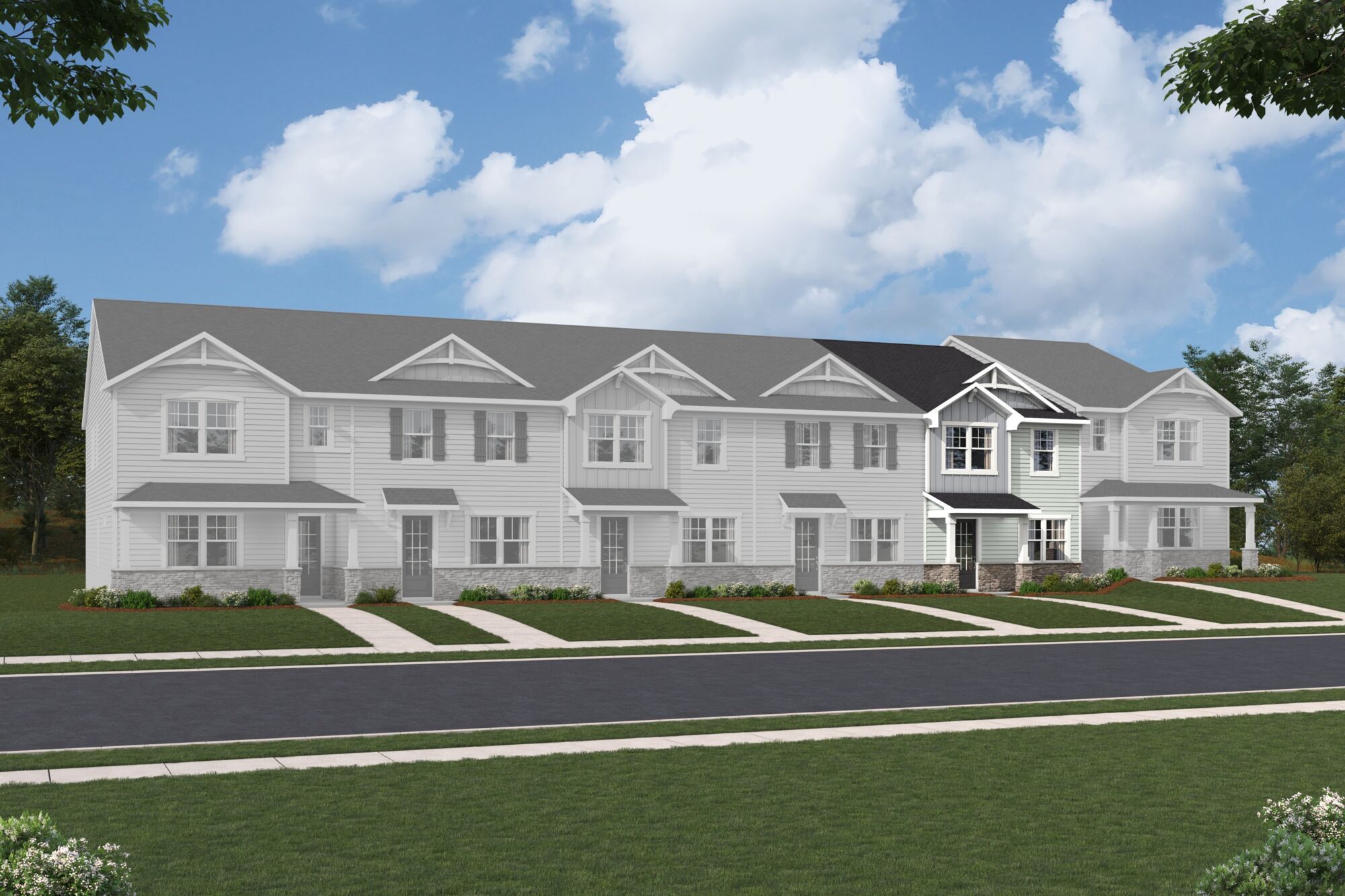 Shelby French Country II Elevation rendering Shelby French Country II Elevation rendering