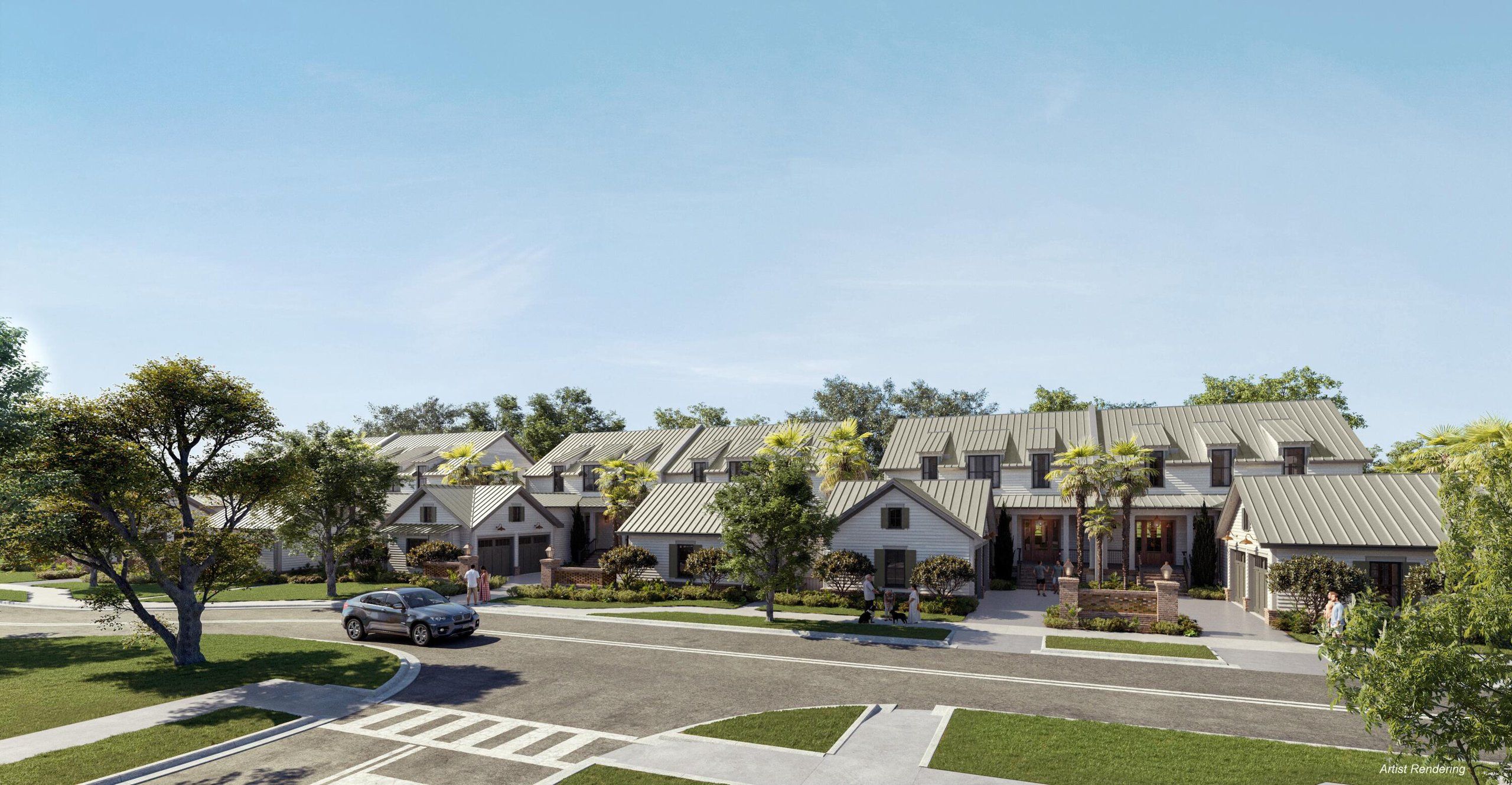 Front exterior of a new home in , Charleston, SC, highlighting curb appeal (Image 1). Front exterior of a new home in , Charleston, SC, highlighting curb appeal (Image 1).