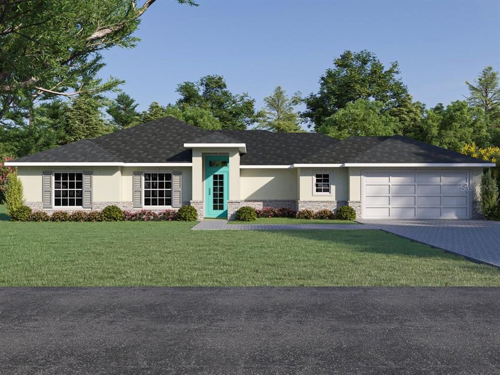 Front exterior of a new home in , Kissimmee, FL, highlighting curb appeal (Image 1). Front exterior of a new home in , Kissimmee, FL, highlighting curb appeal (Image 1).