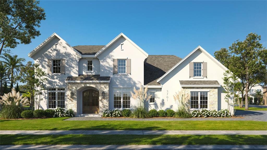 Front exterior of a new home in City of Tampa, Tampa, FL, highlighting curb appeal (Image 1). Front exterior of a new home in City of Tampa, Tampa, FL, highlighting curb appeal (Image 1).