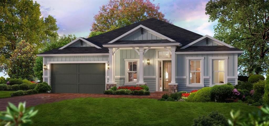 Front exterior of a new home in Oakmont, Gainesville, FL, highlighting curb appeal (Image 1). Front exterior of a new home in Oakmont, Gainesville, FL, highlighting curb appeal (Image 1).
