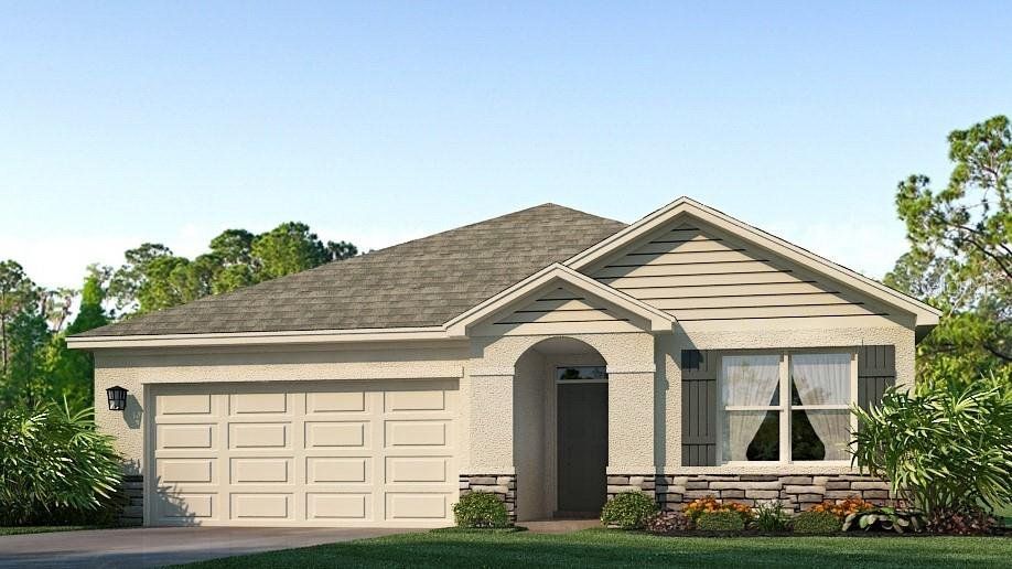 Front exterior of a new home in Solera at Lakewood Ranch, Bradenton, FL, highlighting curb appeal (Image 1). Front exterior of a new home in Solera at Lakewood Ranch, Bradenton, FL, highlighting curb appeal (Image 1).