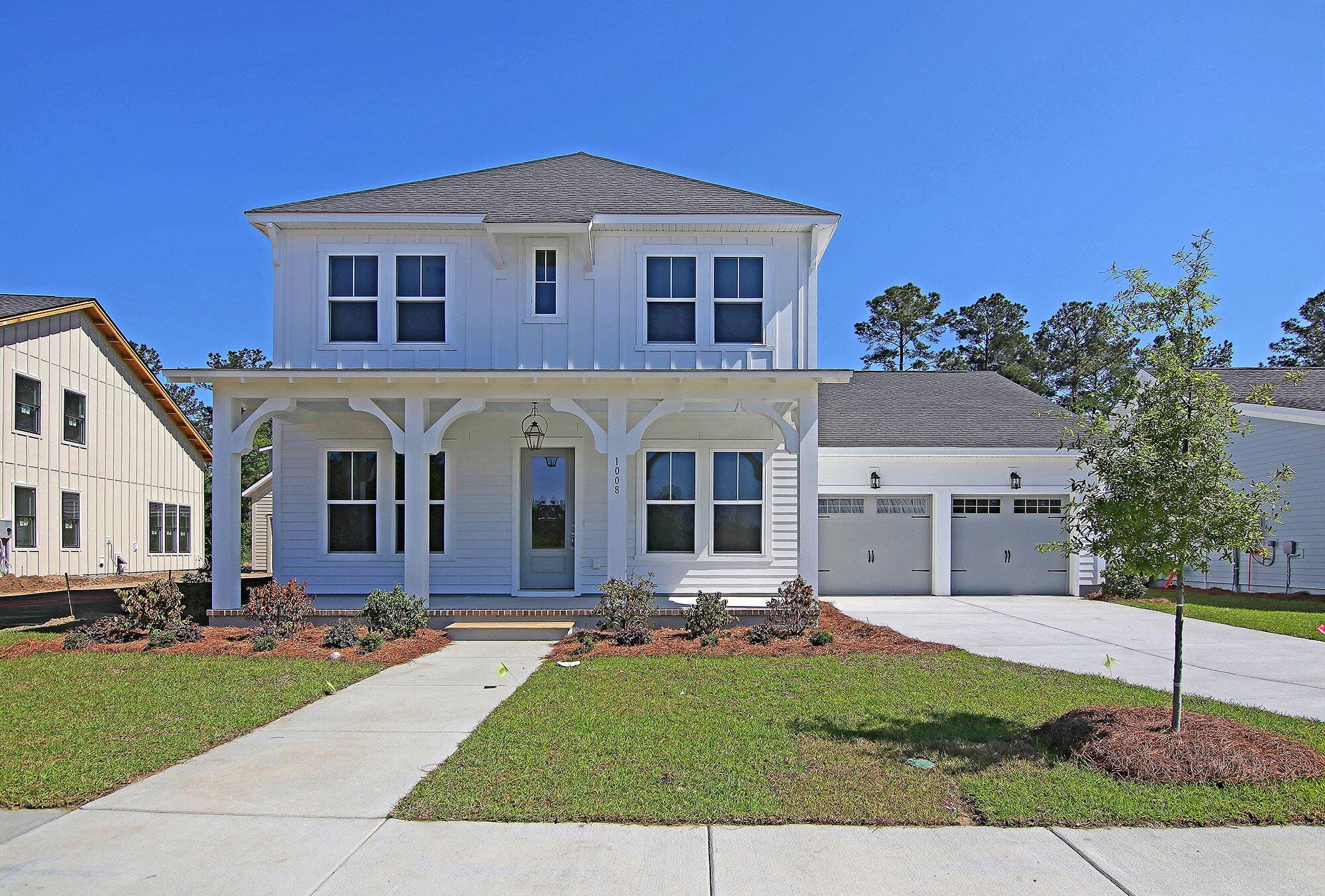 Front exterior of a new home in , Charleston, SC, highlighting curb appeal (Image 1). Front exterior of a new home in , Charleston, SC, highlighting curb appeal (Image 1).