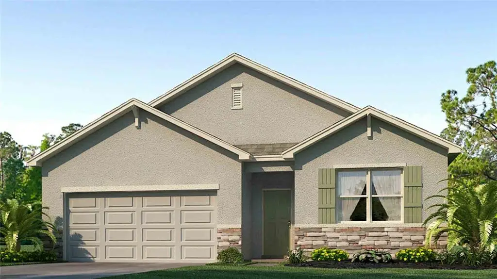 Front exterior of a new home in North Park Isle, Plant City, FL, highlighting curb appeal (Image 1). Front exterior of a new home in North Park Isle, Plant City, FL, highlighting curb appeal (Image 1).