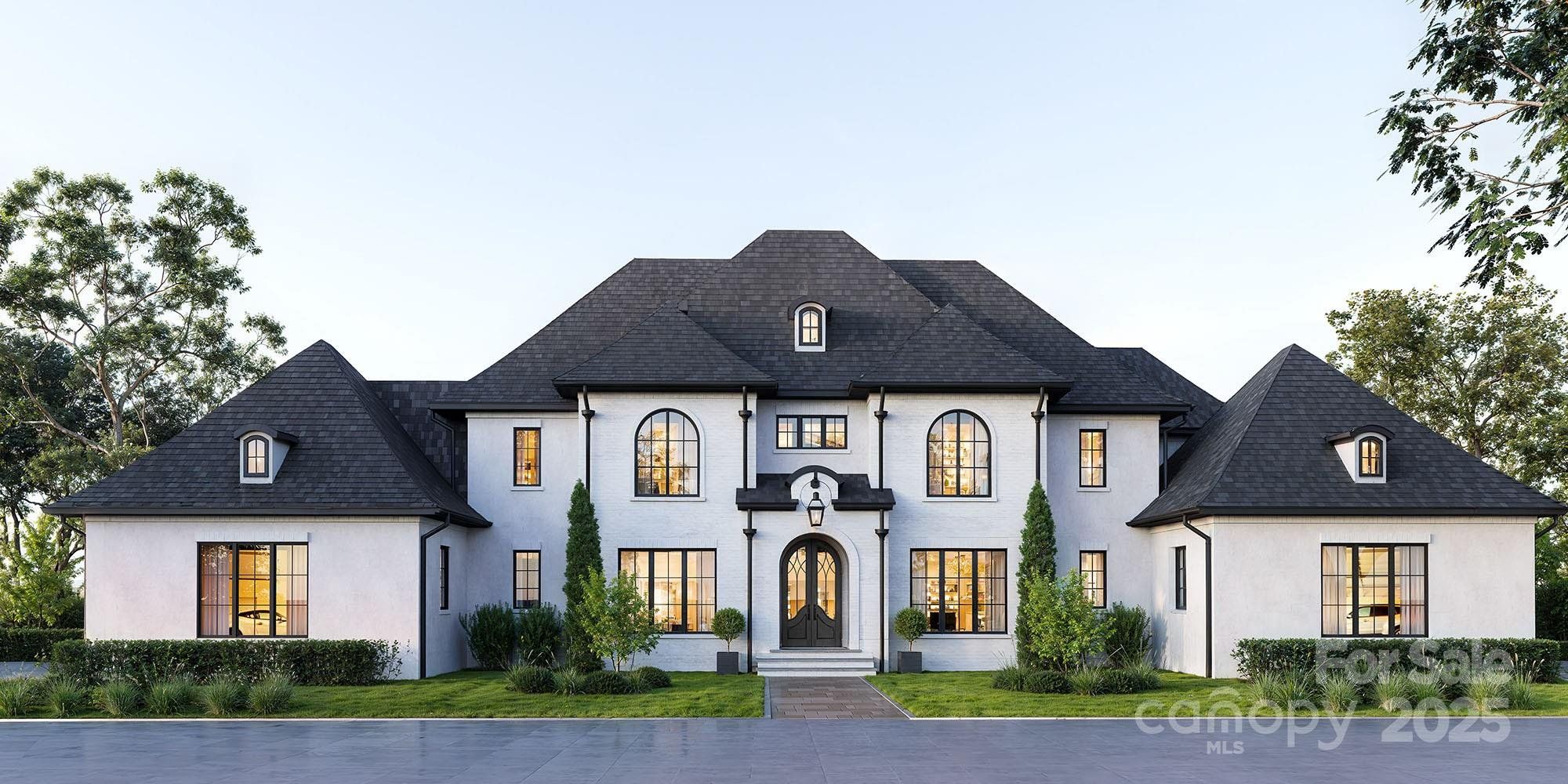 Front exterior of a new home in , Marvin, NC, highlighting curb appeal (Image 1).