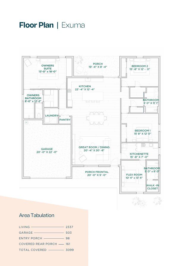 2D floor plan layout for the Exuma by Estela Living in Ocala Waterways, Ocala, FL (Image 1). 2D floor plan layout for the Exuma by Estela Living in Ocala Waterways, Ocala, FL (Image 1).