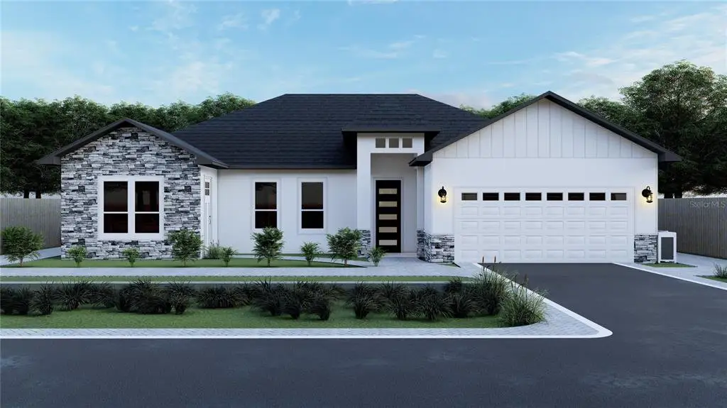 Front exterior of a new home in , Citrus Springs, FL, highlighting curb appeal (Image 1). Front exterior of a new home in , Citrus Springs, FL, highlighting curb appeal (Image 1).