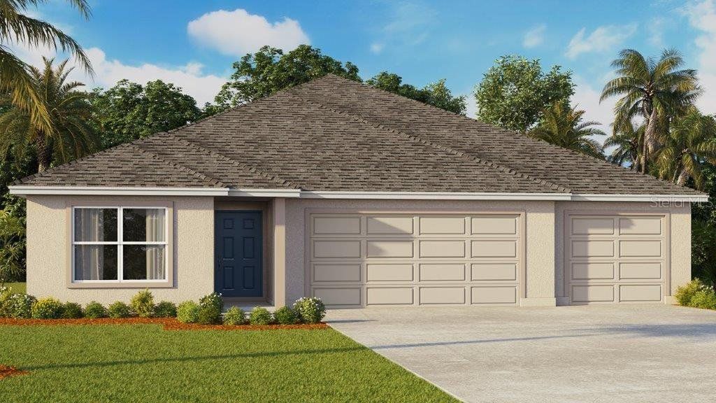Front exterior of a new home in Summit View, Dade City, FL, highlighting curb appeal (Image 1). Front exterior of a new home in Summit View, Dade City, FL, highlighting curb appeal (Image 1).