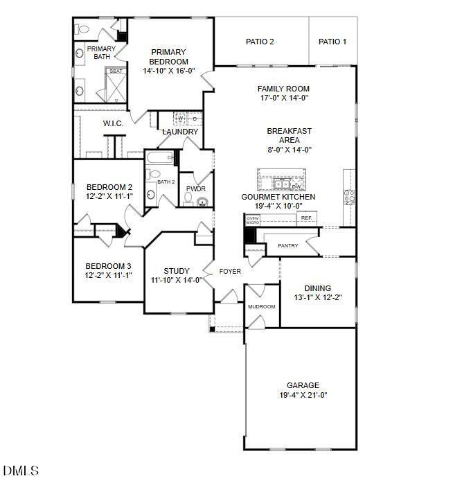Salters Floorplan 121 Salters Floorplan 121