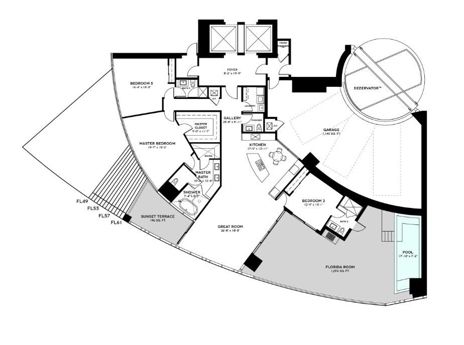 Image 1 representing the RESIDENCE BENTAYGA - Floors 49 - 61 by Dezer Development in Bentley Residences, Sunny Isles Beach, FL. Image 1 representing the RESIDENCE BENTAYGA - Floors 49 - 61 by Dezer Development in Bentley Residences, Sunny Isles Beach, FL.