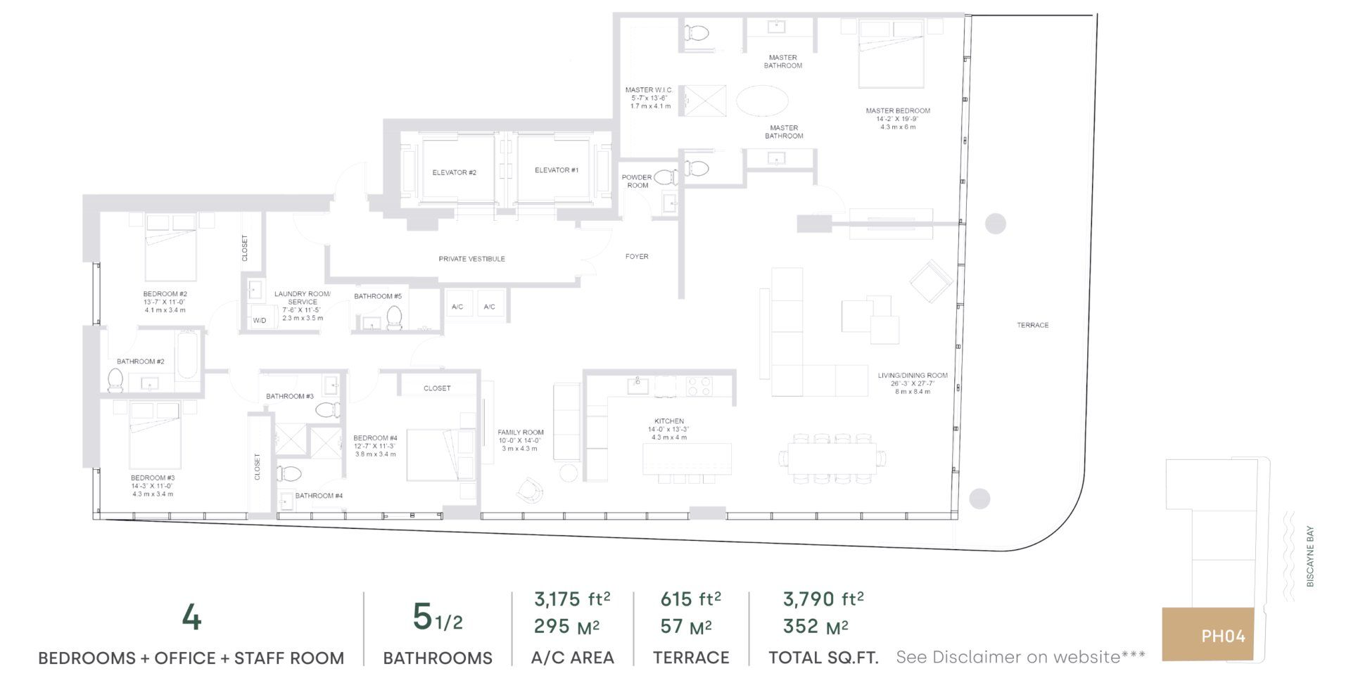 2D floor plan layout for the PH04 - North Tower by The Melo Group in Aria Reserve, Miami, FL (Image 1). 2D floor plan layout for the PH04 - North Tower by The Melo Group in Aria Reserve, Miami, FL (Image 1).