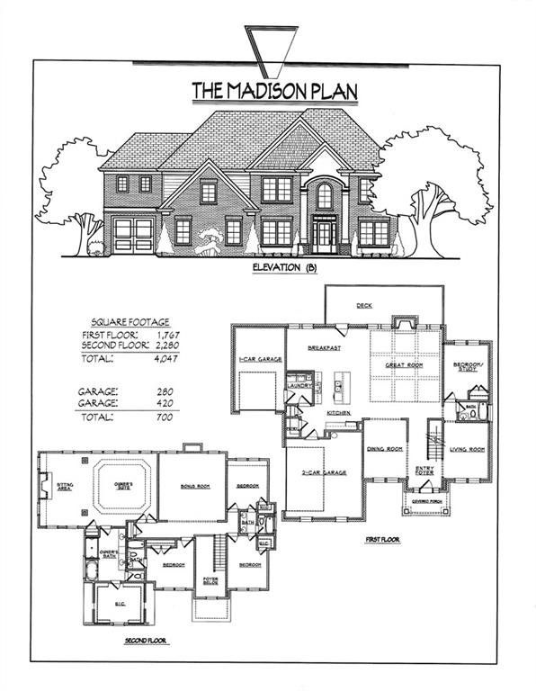 2D floor plan layout of this home in , Conyers, GA (Image 1).