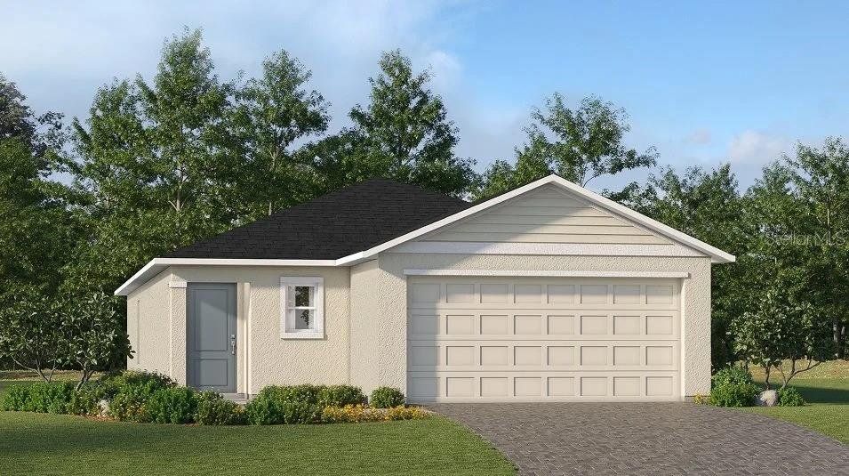 Front exterior of a new home in Lennar at Turnleaf, Punta Gorda, FL, highlighting curb appeal (Image 1). Front exterior of a new home in Lennar at Turnleaf, Punta Gorda, FL, highlighting curb appeal (Image 1).