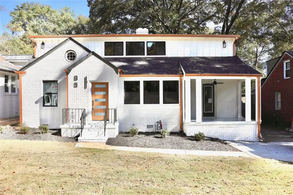 Exterior details and patio area of a home in , Atlanta (Image 1). Exterior details and patio area of a home in , Atlanta (Image 1).